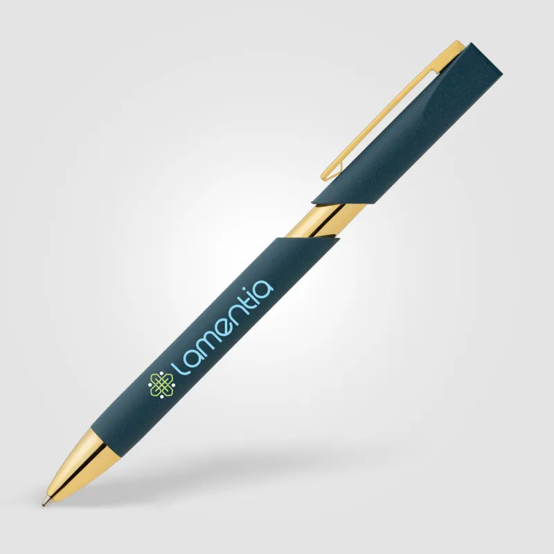 Aurelia Recycled Plastic Gold Trim Pen view 5