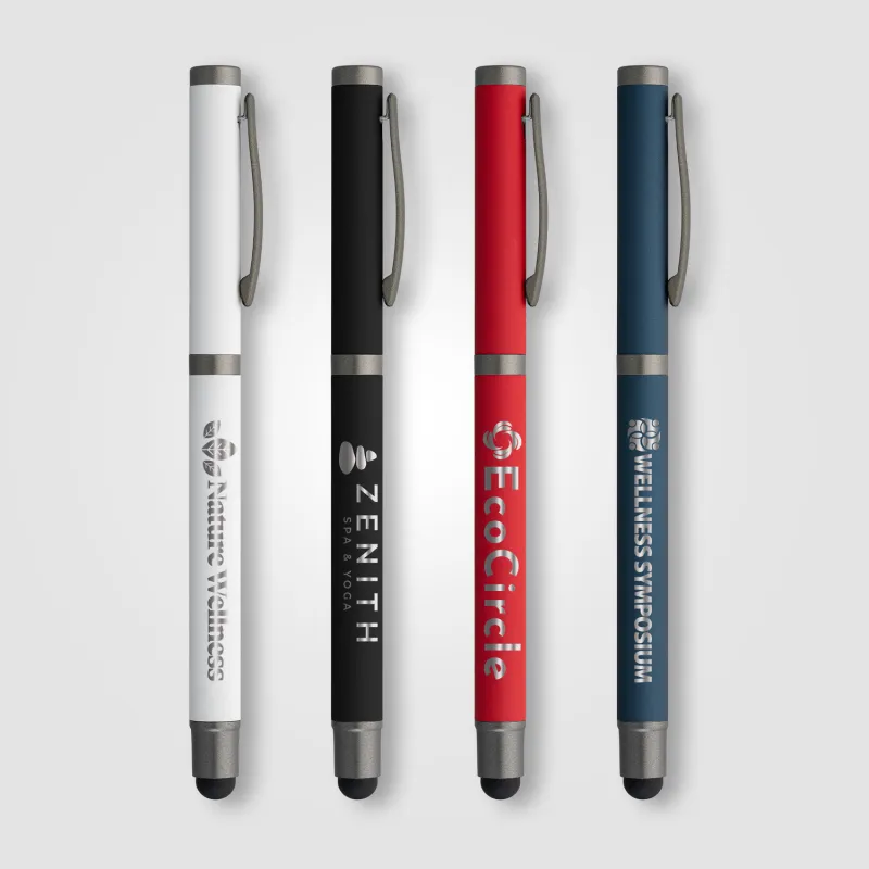 Bowie Recycled Aluminum Stylus Gel Pen view 6