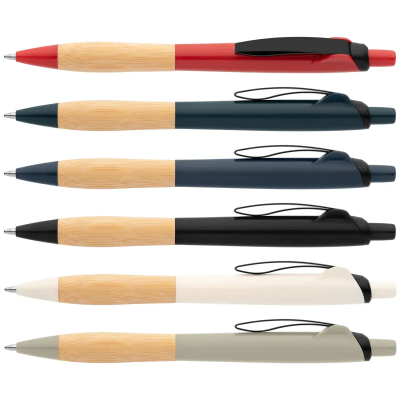 Recycled Plastic Curved-Barrel Pen