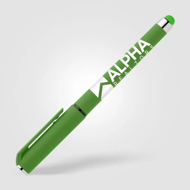Islander Recycled Plastic Brights Gel Grip Pen view 9