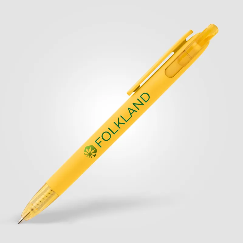 Jutta Recycled Plastic Transparent Trim Pen view 7