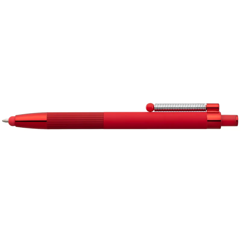 Lisbon Recycled Aluminum Monochrome Fidget Stylus Pen view 6