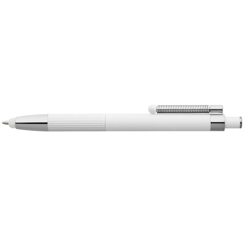 Lisbon Recycled Aluminum Monochrome Fidget Stylus Pen view 3