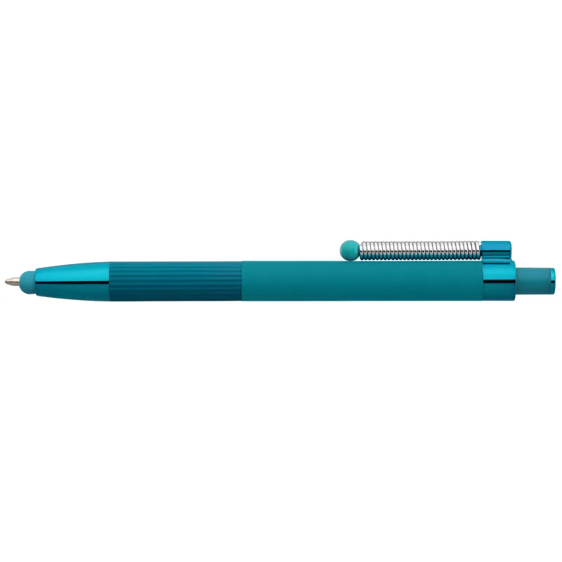 Lisbon Recycled Aluminum Monochrome Fidget Stylus Pen view 4