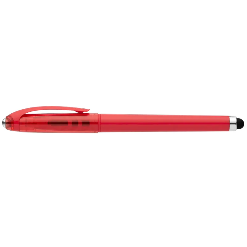 Prism Recycled Plastic Fidget Ball Stylus Gel Pen view 2