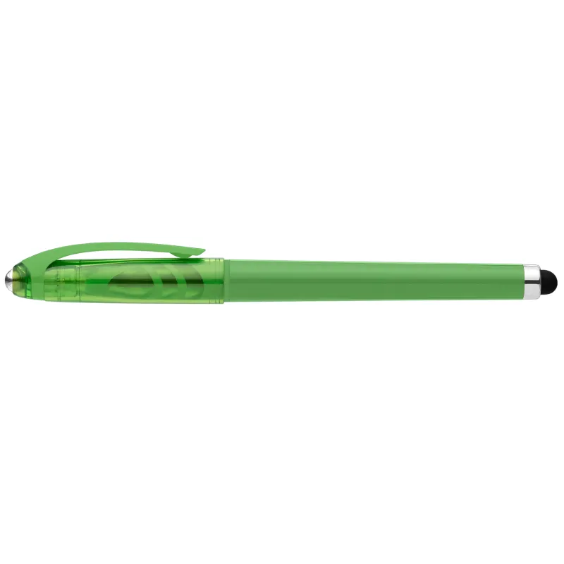 Prism Recycled Plastic Fidget Ball Stylus Gel Pen view 6