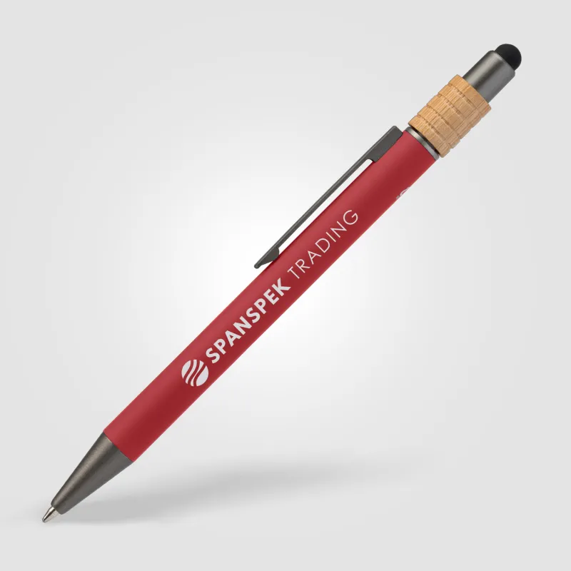 Reborn Spinner Recycled Aluminum Pen w/ Stylus - PATENTED view 6