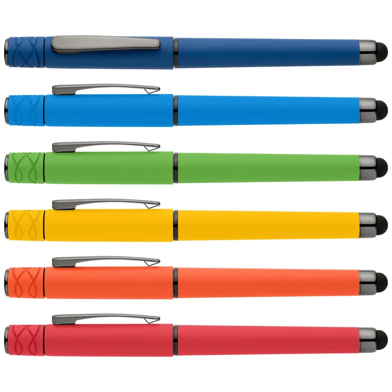 Tavi Recycled Plastic Fidget Spinner Stylus Gel Pen view 7