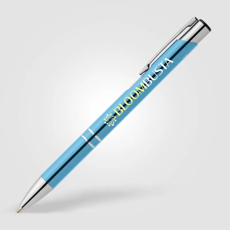 Tres-Chic Recycled Aluminum Metallic Chrome Trim Pen view 4