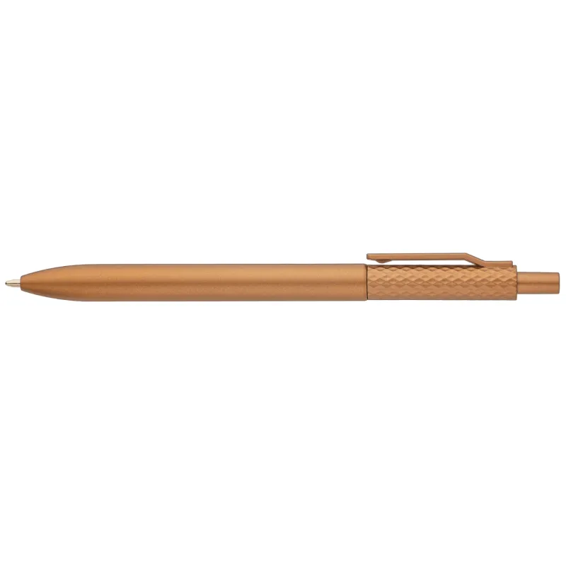 Vale Recycled Plastic Diamond Textured Metallic Pen view 5