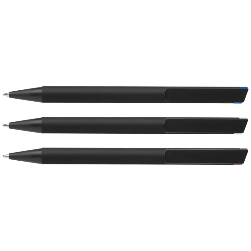 Volos Recycled Aluminum Ballpoint Pen – ColorJet Clip Decoration view 2