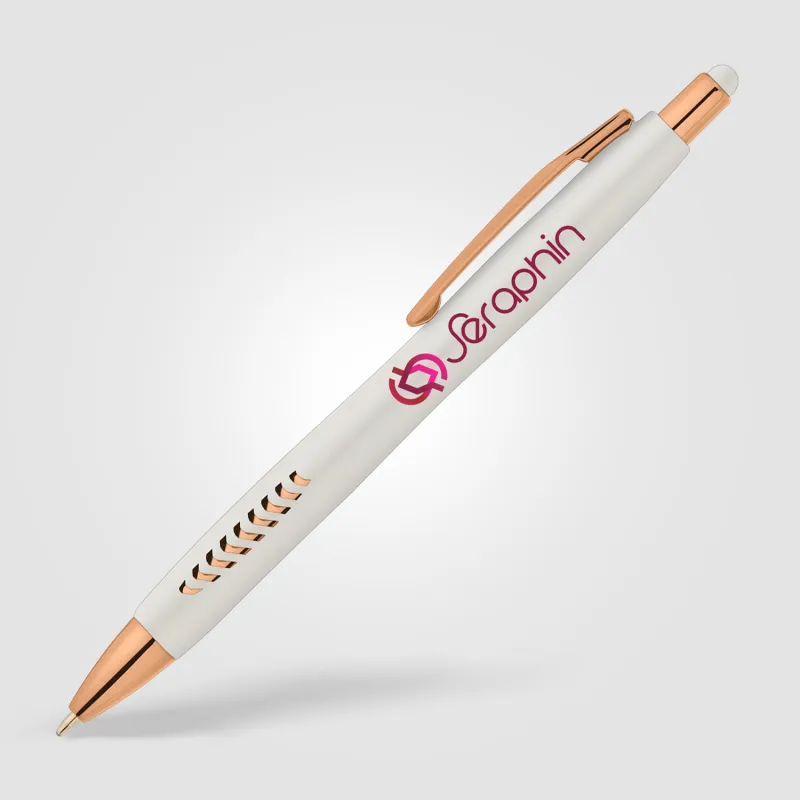 Avalon Pearl Rose Gold Stylus Pen view 4