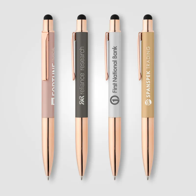 Baltic Softy Rose Gold Pen w/ Stylus view 6