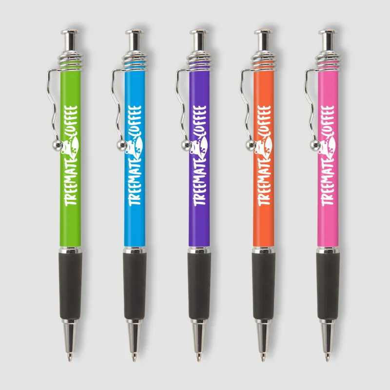 Retractable Plastic Pen — One Color Imprint