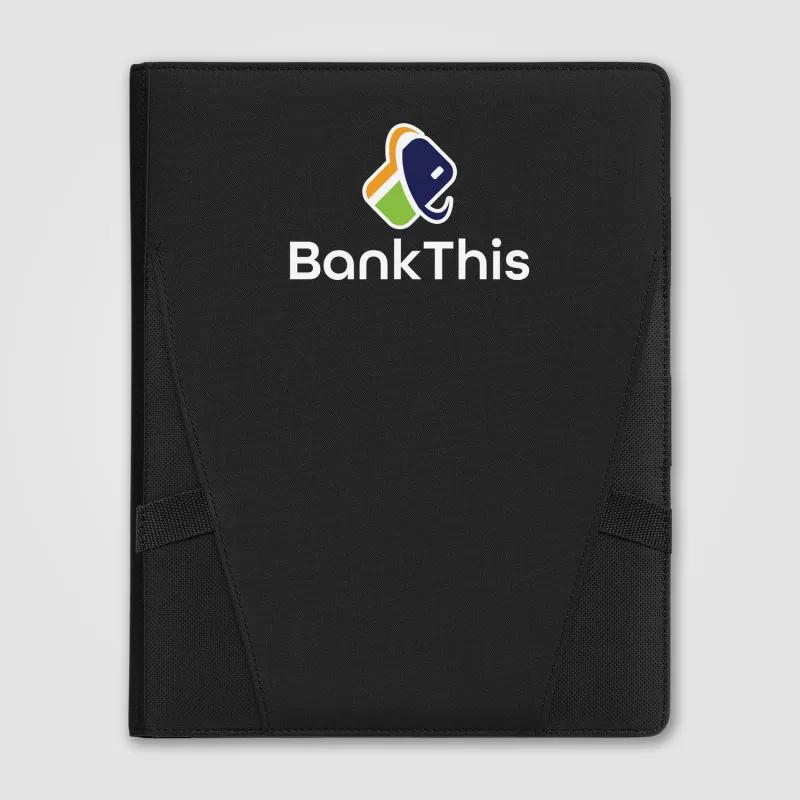 Coastal Threads™ Repreve® Tech Organizer Padfolio - A4 view 2
