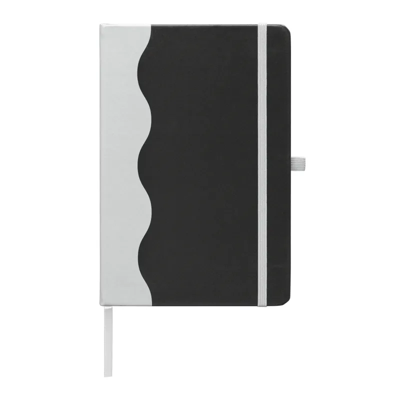 Grete Recycled Wave Pattern Journal - A5 view 3