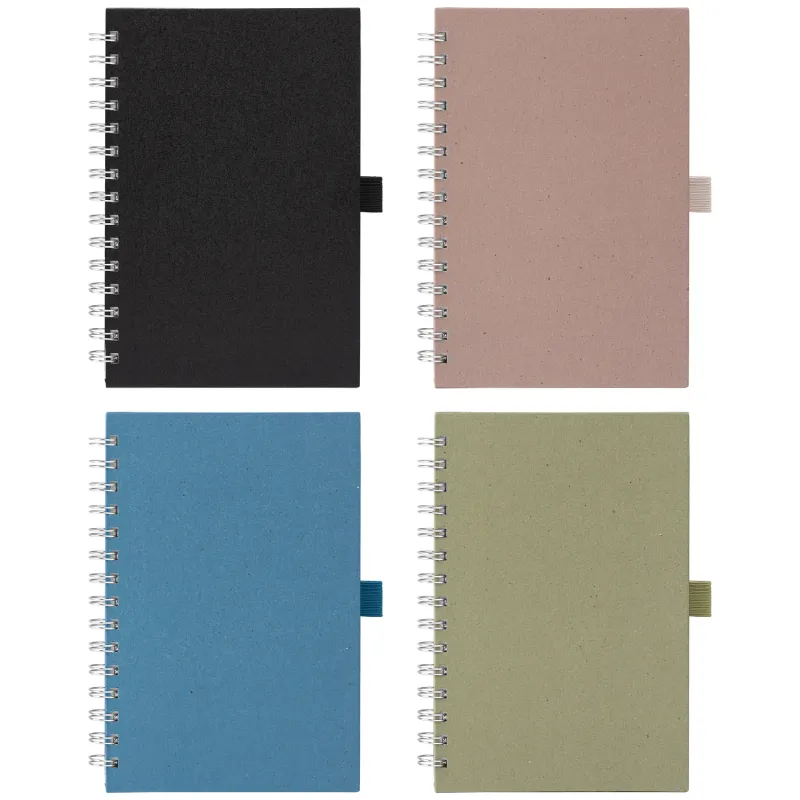 Terra Recycled Milk Carton Hard Cover Spiral Notebook - A5 view 2