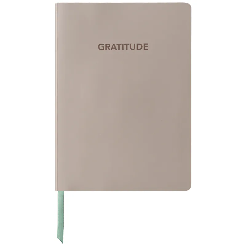 Gaia FSC Paper Ribbon Marker Gratitude Journal - A5
